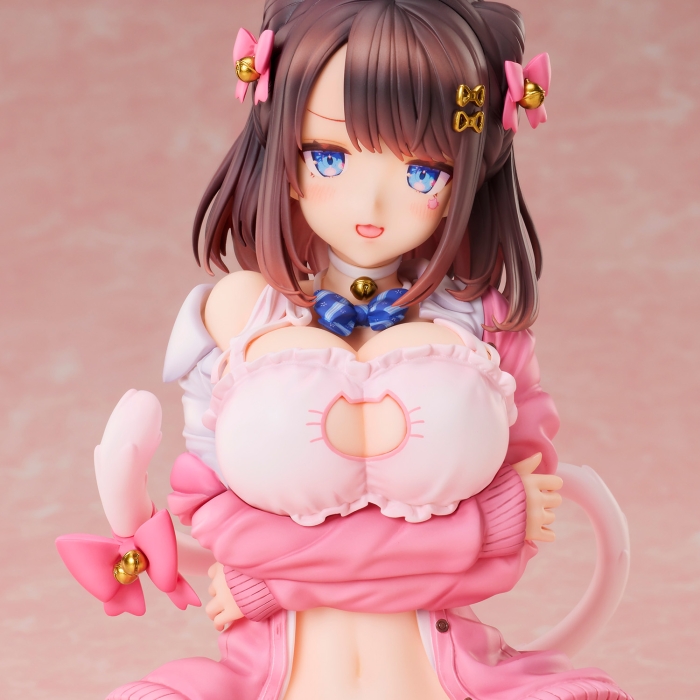 カット氏オリジナルキャラクター『リボンヘアピンちゃん』が約1/6サイズのスケールフィギュア化！