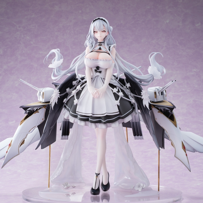 『アズールレーン』より、ダイドー級の一人で、ロイヤルメイド隊の管財担当のシラが約1/6スケールフィギュアとなって登場。