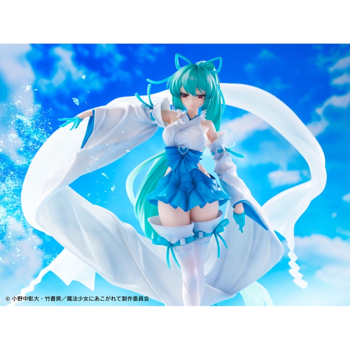 大人気アニメ『魔法少女にあこがれて』より、トレスマジアのひとり「マジアアズール」が「薄氷巫女」姿で1/7スケールフィギュア化！