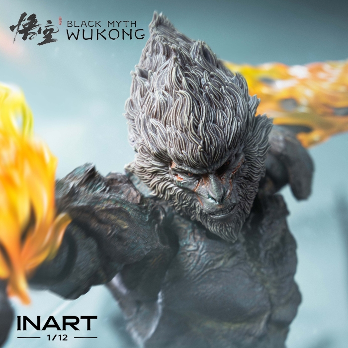 INARTの1/12アクションフィギュアシリーズに大ヒットゲーム『黒神話：悟空』から強敵「石猿」が驚異のクオリティでラインナップ!!
