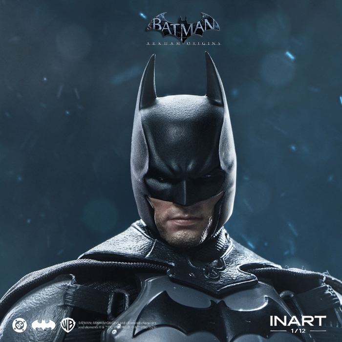驚異のクオリティの1/12フィギュアで世界を驚かせているINART。ゲーム『バットマン アーカム・ビギンズ』版バットマン!!