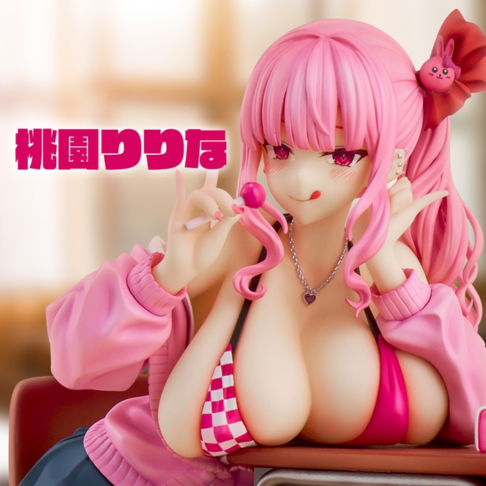 その界隈の超人気イラストレーターきろめ氏によるオリジナルキャラクター「桃園りりな」。特別なイラストを奇跡の立体化!!