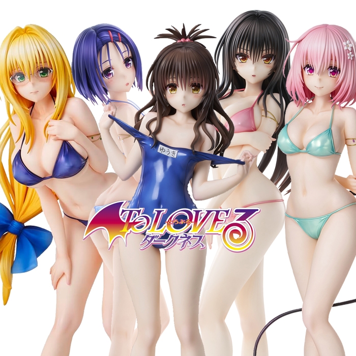 (6月24日更新)『To LOVEる-とらぶる-ダークネス』の1/4ビッグサイズの水着シリーズ大特集!!MIMEYOI製作協力のアートフルな女性立像。