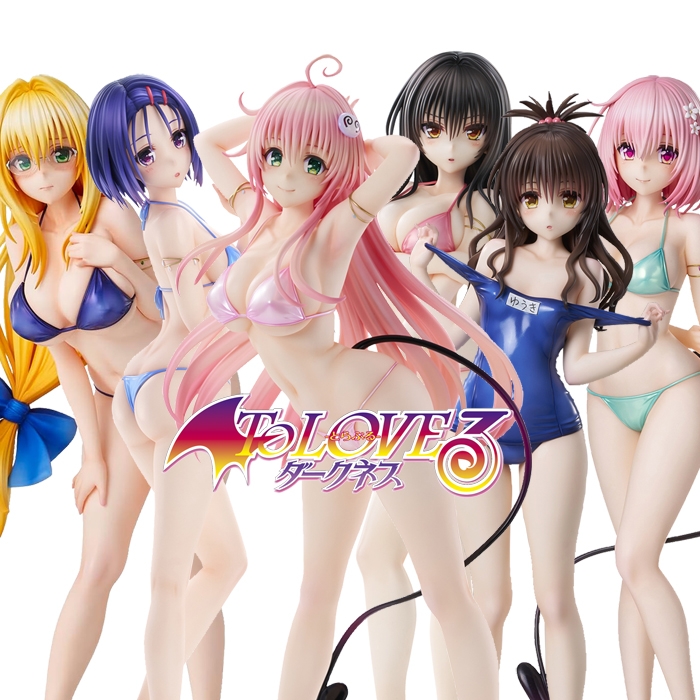(2月20日更新)『To LOVEる-とらぶる-ダークネス』の1/4ビッグサイズの水着シリーズ大特集!!MIMEYOI製作協力のアートフルな女性立像。