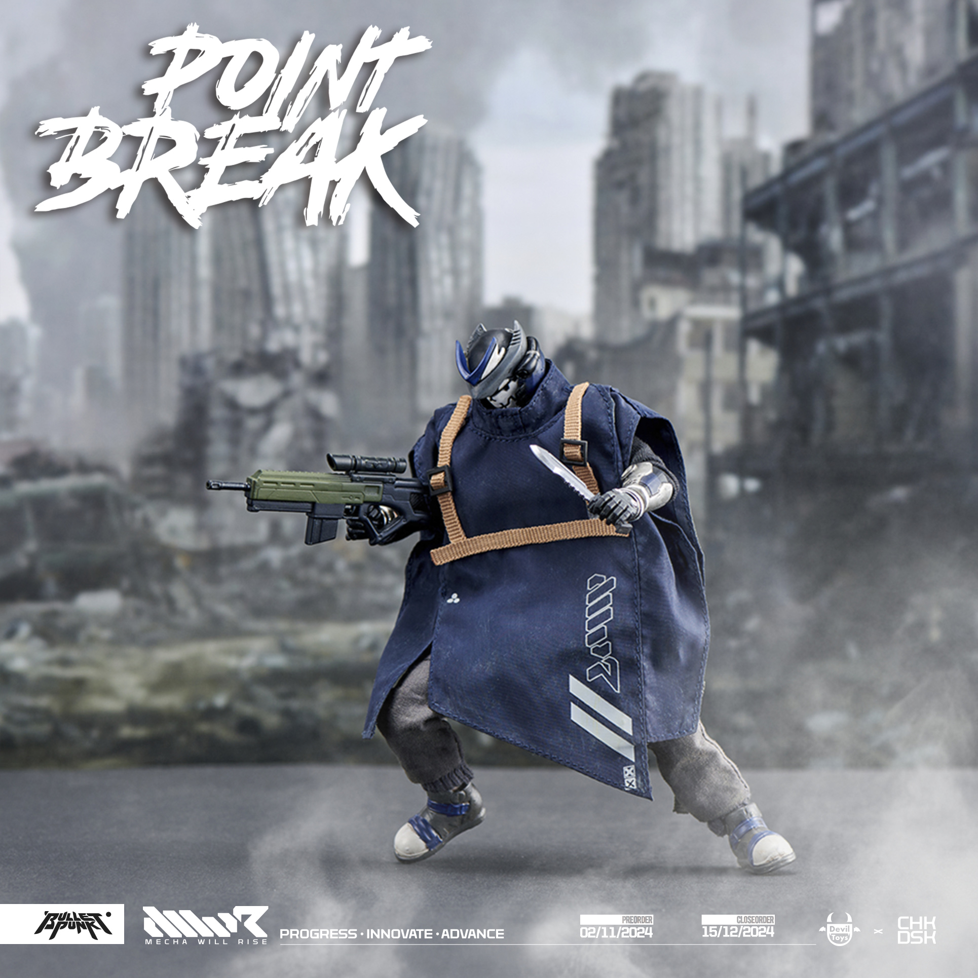 Carbine(Point Break Version) 1:12 Scale Action Figure