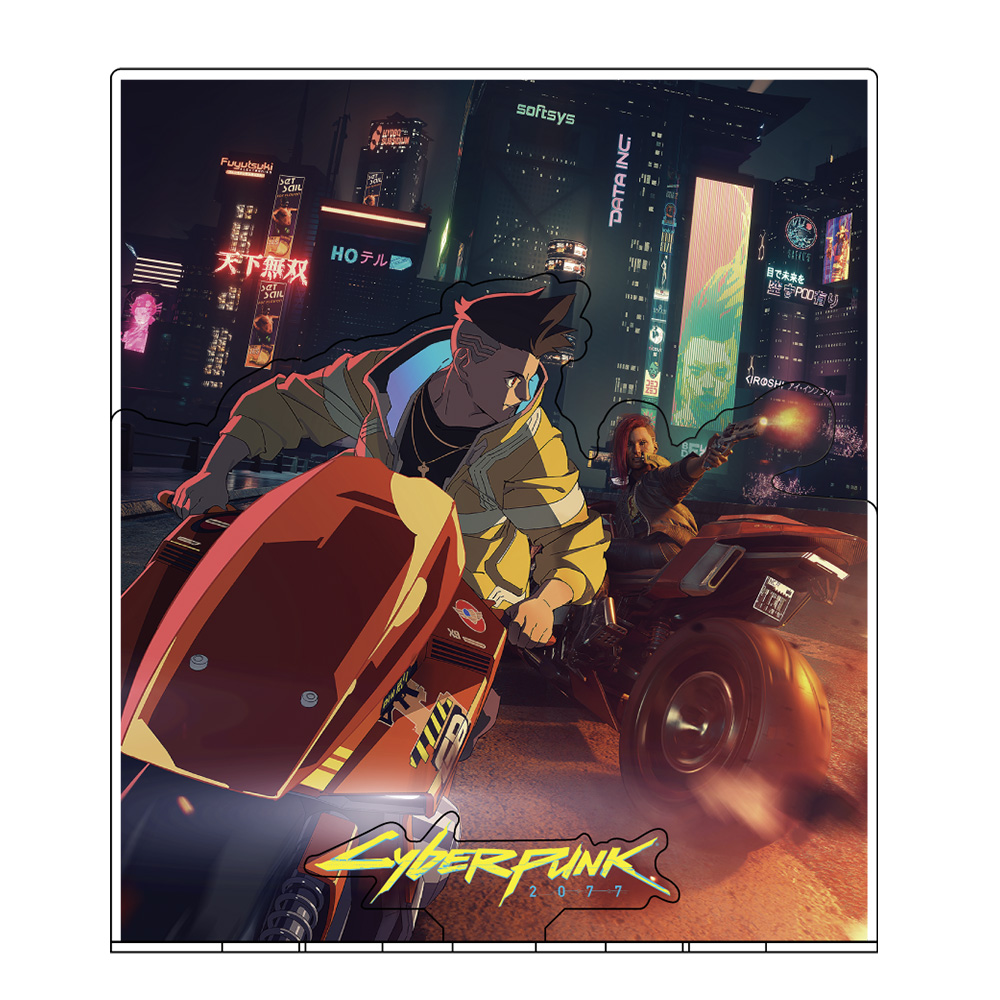 とびすた Cyberpunk 2077 & Edgerunners (V & DAVID BIKE CHASE)