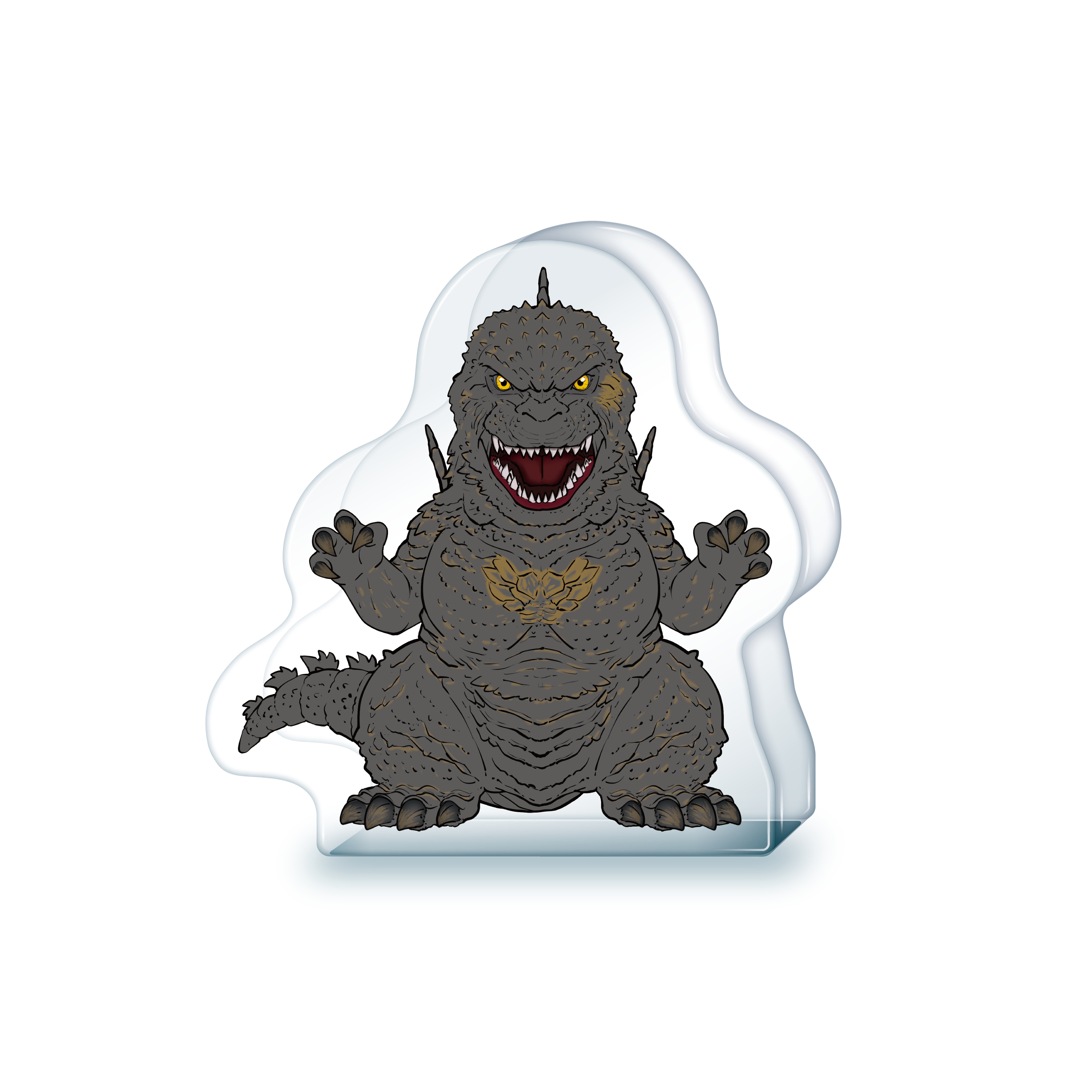 ゴジラ アクリルブロック フィギュア