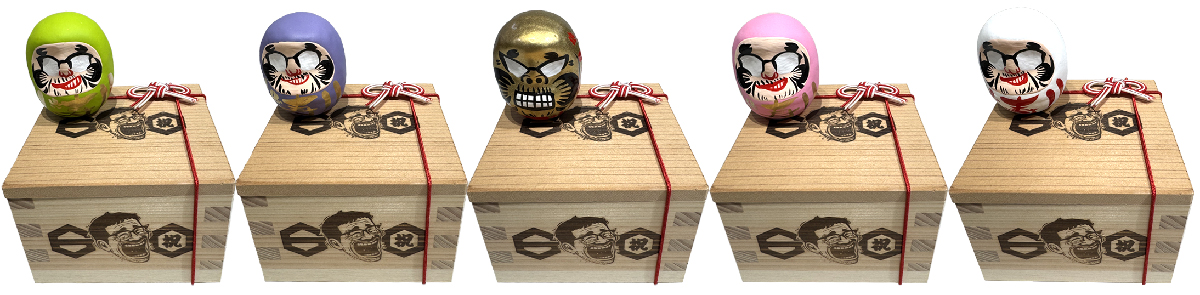 “ヒゲダルマ&蓋付き一升枡セット”くじ (ブラインド販売)