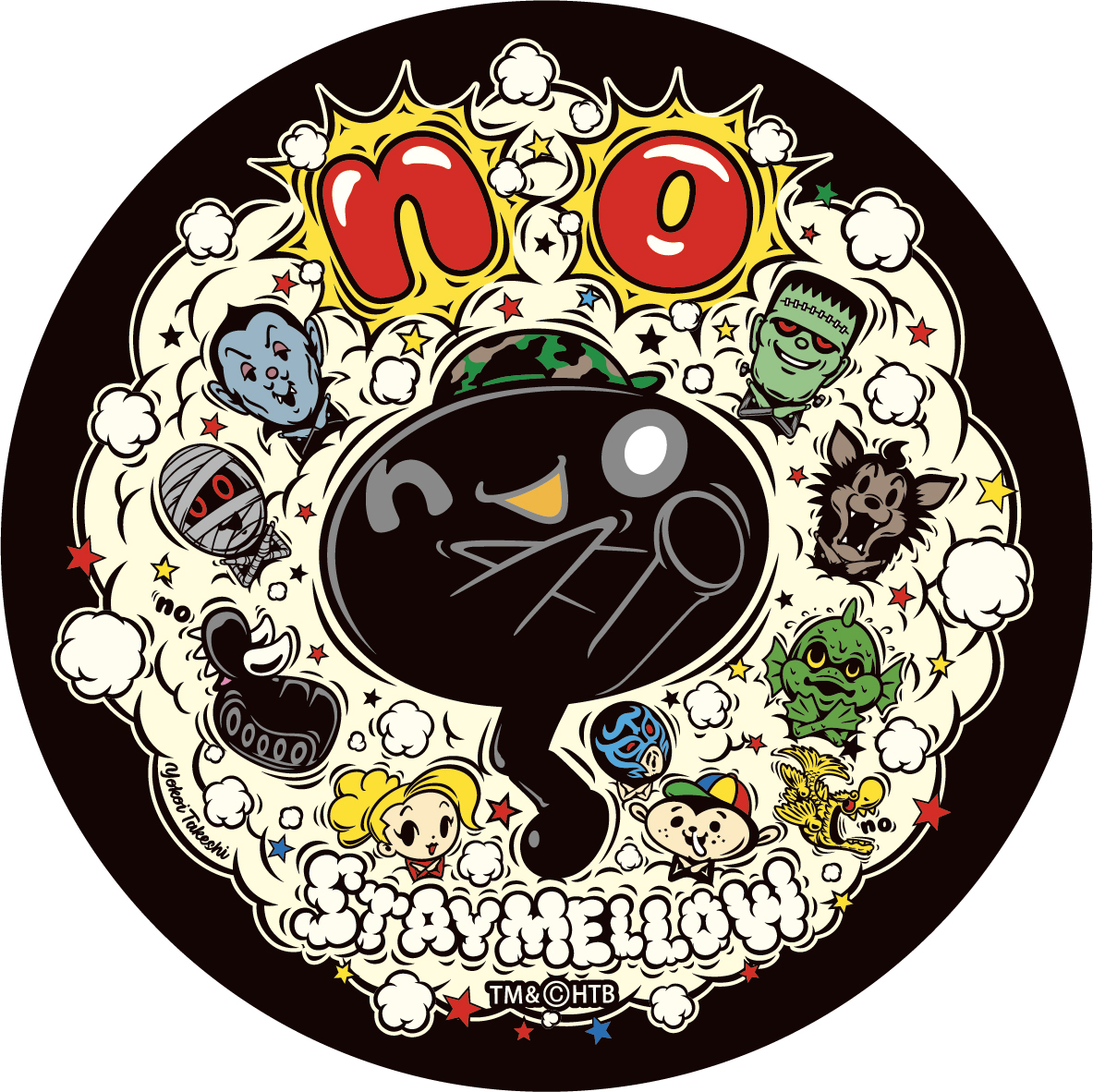 “X (no)” 缶バッジ [Designed by 横井猛]