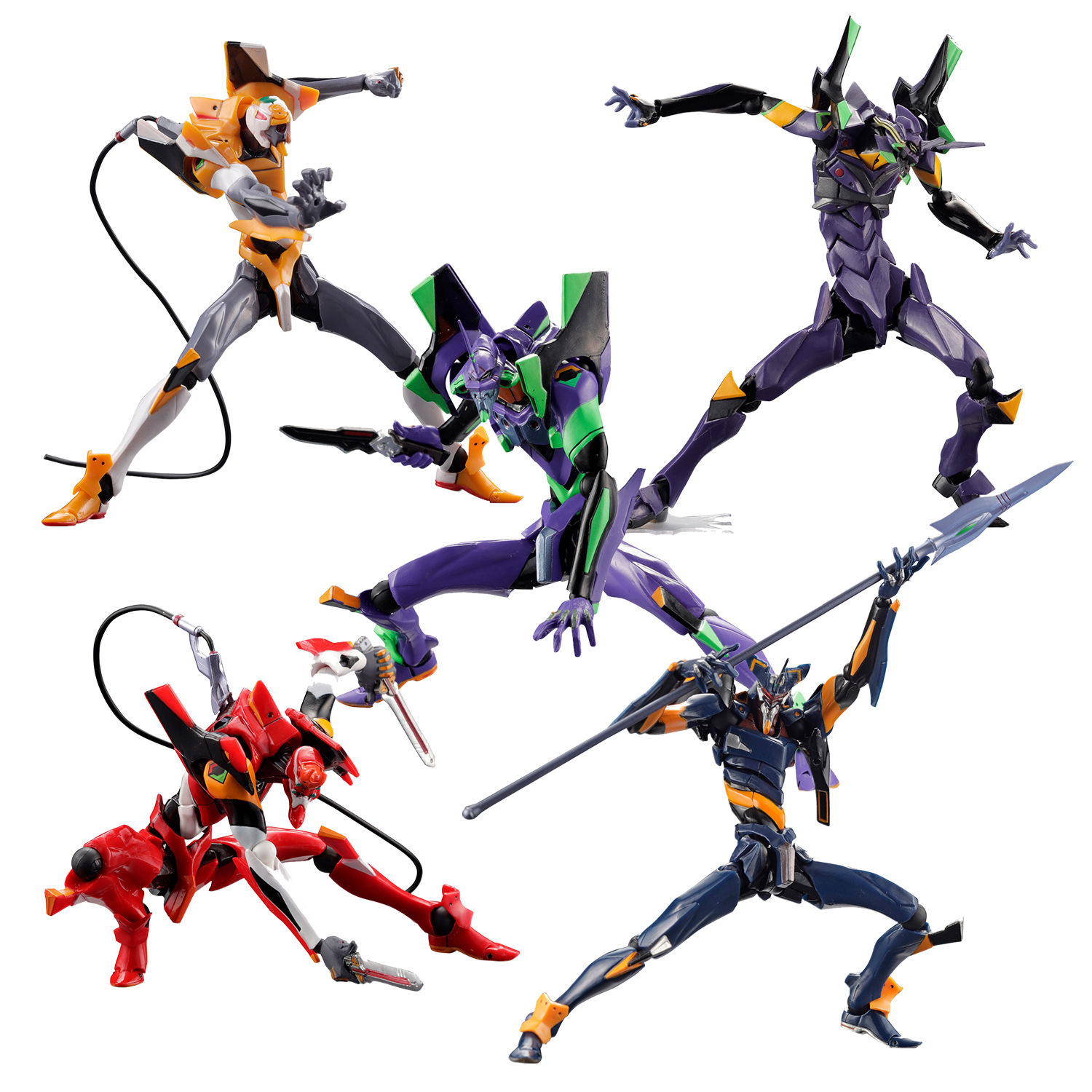 Evangelion Evolution エヴァンゲリオン5体セット福袋 海洋堂 ユニオンクリエイティブ キャラクターフィギュアの企画 製造 販売